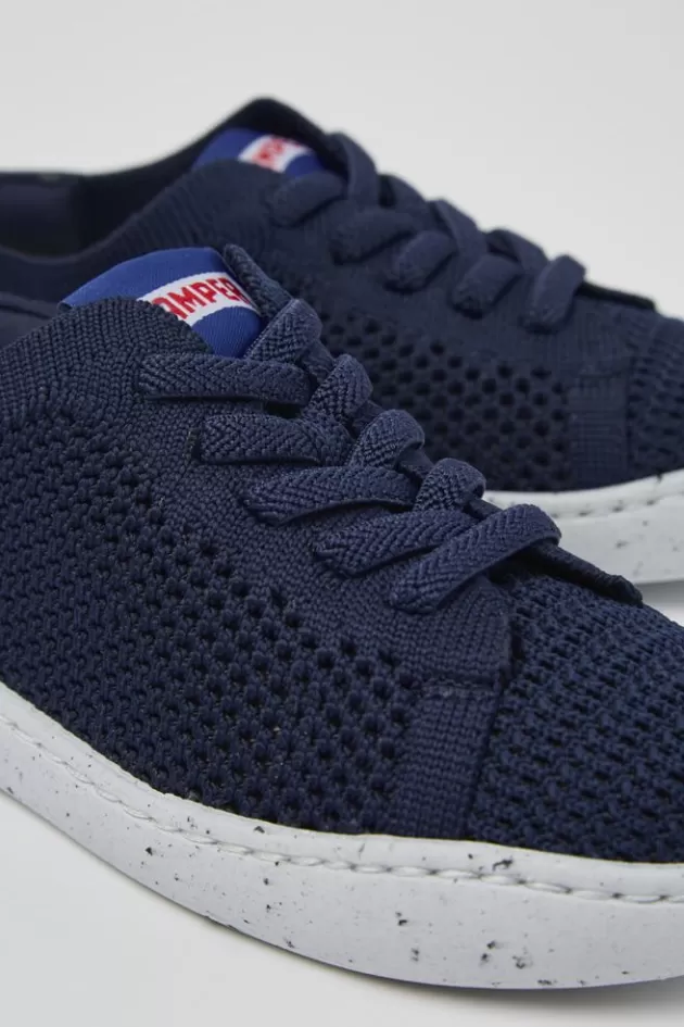 Sale Camper Blauwe Instapper Van Textiel
