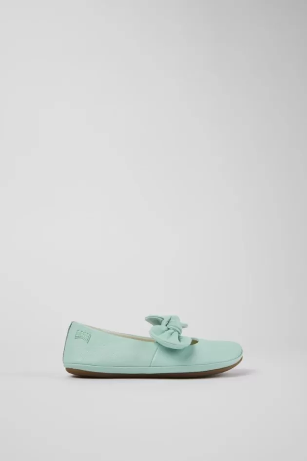 Cheap Camper Blauwe Leren Mary Jane-Schoenen