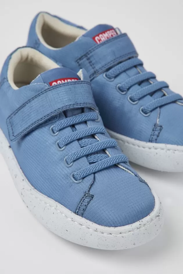 Sale Camper Blauwe Stoffen Kinderschoenen