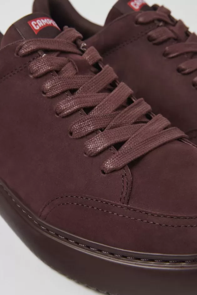 Shop Camper Bordeaux Nubuck Herensneakers