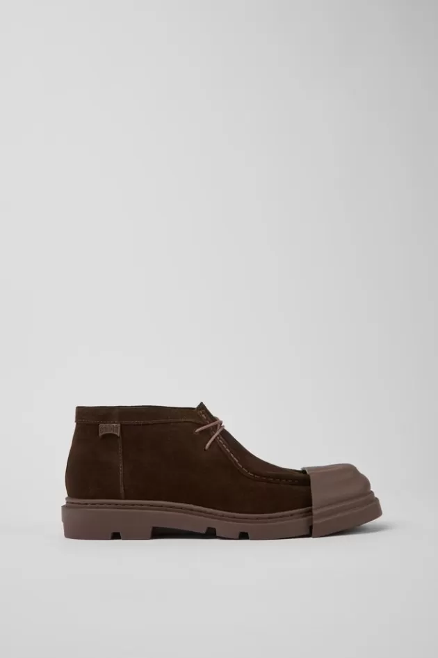 New Camper Bruine Nubuck Damesschoenen