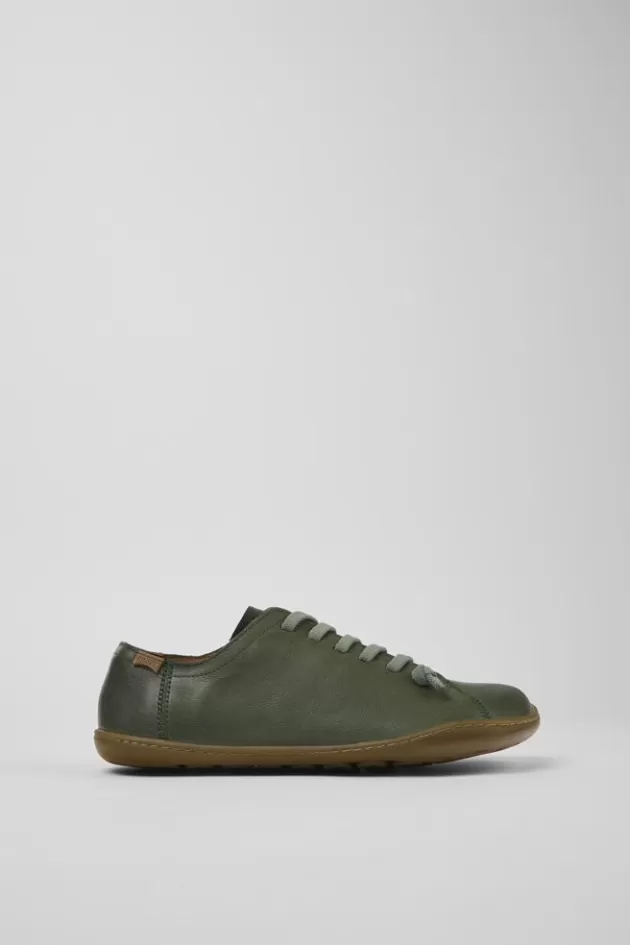 Clearance Camper Groene Leren Damesschoenen