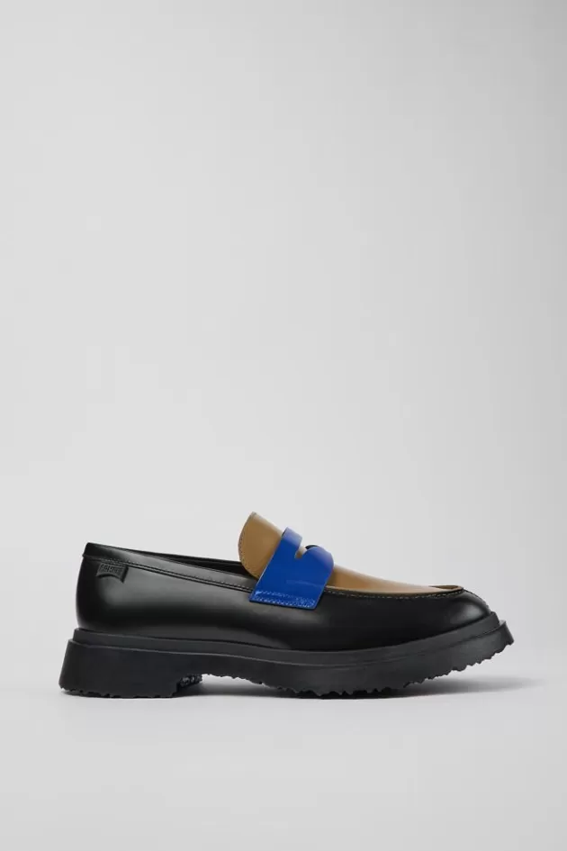 Best Sale Camper Meerkleurige Leren Mocassin Voor Heren