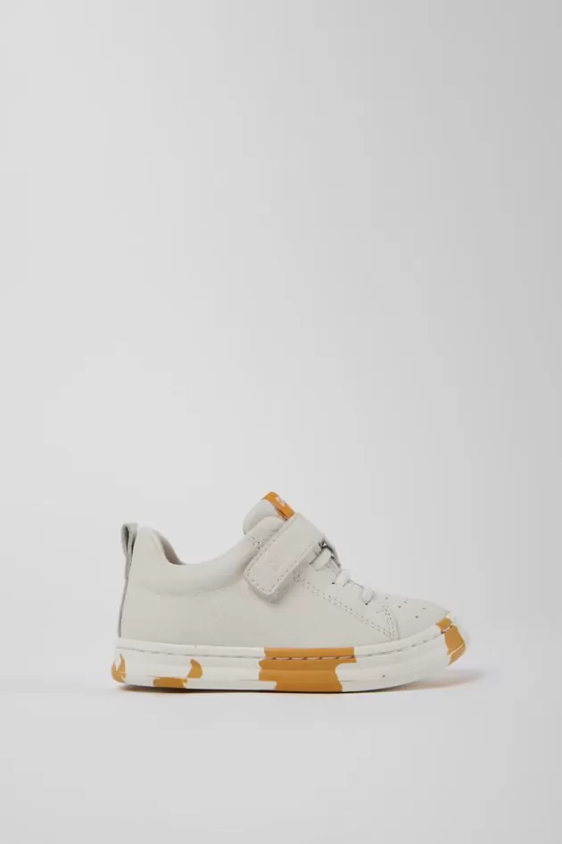 Clearance Camper Witte Leren Sneaker