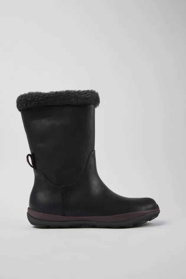 Shop Camper Zwarte Leren Damesboots